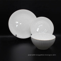 Factory Supply Wedding Dinnerware Porcelain Dinner Plate Set